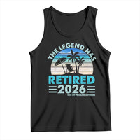 The Legend Has Retired 2026 Tank Top Vintage Tropical Beach Sunset Graphic Ocean Vibes
