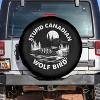 Stupid Canadian Wolf Bird Spare Tire Cover Sarcastic LGBT Hockey Fan - Wonder Print Shop