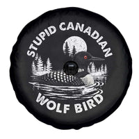 Stupid Canadian Wolf Bird Spare Tire Cover Sarcastic LGBT Hockey Fan - Wonder Print Shop