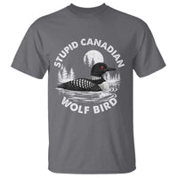 Stupid Canadian Wolf Bird T Shirt Sarcastic LGBT Hockey Fan - Wonder Print Shop
