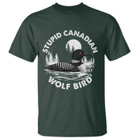 Stupid Canadian Wolf Bird T Shirt Sarcastic LGBT Hockey Fan - Wonder Print Shop