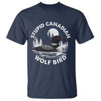 Stupid Canadian Wolf Bird T Shirt Sarcastic LGBT Hockey Fan - Wonder Print Shop