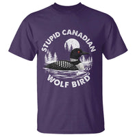 Stupid Canadian Wolf Bird T Shirt Sarcastic LGBT Hockey Fan - Wonder Print Shop