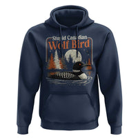 Stupid Canadian Wolf Bird Hoodie Retro LGBT Hockey Fan Romance - Wonder Print Shop