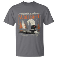 Stupid Canadian Wolf Bird T Shirt Retro LGBT Hockey Fan Romance - Wonder Print Shop