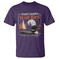Stupid Canadian Wolf Bird T Shirt Retro LGBT Hockey Fan Romance - Wonder Print Shop
