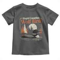 Stupid Canadian Wolf Bird Toddler T Shirt Retro LGBT Hockey Fan Romance - Wonder Print Shop