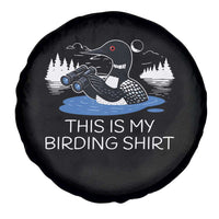 Funny Birding Spare Tire Cover Loon Bird Watching - Wonder Print Shop