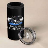 Funny Birding 4 in 1 Can Cooler Tumbler Loon Bird Watching - Wonder Print Shop