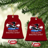 Funny Birding Ceramic Ornament Loon Bird Watching - Wonder Print Shop