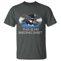 Funny Birding T Shirt Loon Bird Watching - Wonder Print Shop
