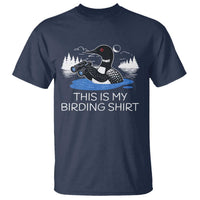 Funny Birding T Shirt Loon Bird Watching - Wonder Print Shop