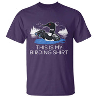 Funny Birding T Shirt Loon Bird Watching - Wonder Print Shop