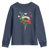 Iran Youth Sweatshirt Free Iran Protest Sunflower Flag