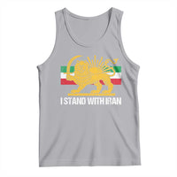 I Stand With Iran Tank Top Shir o Khorshid Lion And Sun Iran Persia