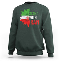 Sunflower Iran Flag Sweatshirt Persian Freedom I Stand With Iran