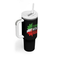 Sunflower Iran Flag Tumbler With Handle Persian Freedom I Stand With Iran