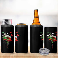 Free Iran Protest 4 in 1 Can Cooler Tumbler Sunflower Flag