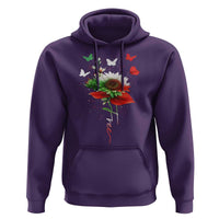 Free Iran Protest Hoodie Sunflower Flag