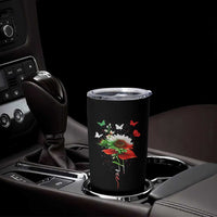 Free Iran Protest Tumbler Cup Sunflower Flag