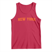 New York Tank Top Vintage Varsity Sports Throwback Design