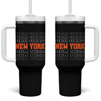 Vintage New York Tumbler With Handle Name Retro Design