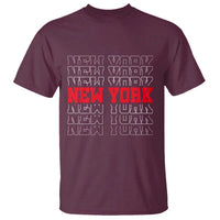 New York Vintage T Shirt State Pride Classic Throwback Design