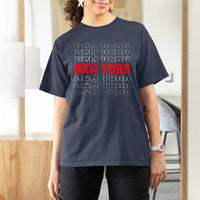 New York Vintage T Shirt For Women State Pride Classic Throwback Design