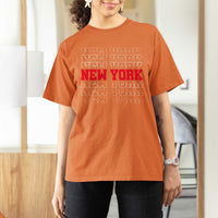 New York Vintage T Shirt For Women State Pride Classic Throwback Design