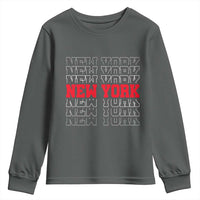 New York Vintage Youth Sweatshirt State Pride Classic Throwback Design