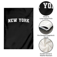 New York Vintage Varsity Sports Garden Flag State Pride