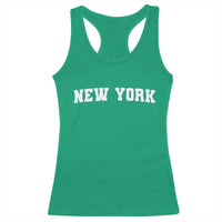 New York Vintage Varsity Sports Racerback Tank Top State Pride