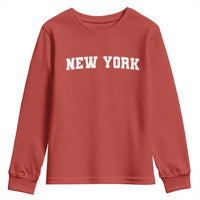 New York Vintage Varsity Sports Youth Sweatshirt State Pride