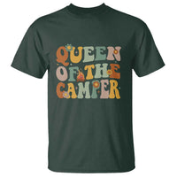 Camper Queen T Shirt Retro Groovy Funny Women Girls RV Camping Lovers - Wonder Print Shop