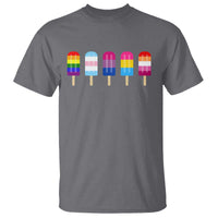 LGBT Rainbow Popsicles T Shirt Summer Ice Cream LGBTQ Pride Ally - Wonder Print Shop