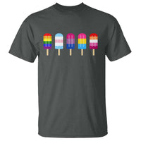 LGBT Rainbow Popsicles T Shirt Summer Ice Cream LGBTQ Pride Ally - Wonder Print Shop