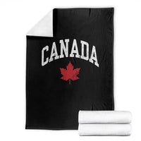 Canada Maple Leaf Throw Blanket Canadian Pride