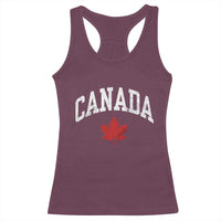Canada Maple Leaf Racerback Tank Top Canadian Pride