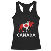 Canada Moose Maple Leaf Racerback Tank Top Canadian Pride
