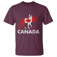 Canada Moose Maple Leaf T Shirt Canadian Pride