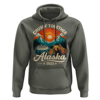 Alaska Cruise Hoodie Retro Alaskan Cruisin Together Matching Family Cruise - Wonder Print Shop