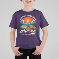Alaska Cruise T Shirt For Kid Retro Alaskan Cruisin Together Matching Family Cruise - Wonder Print Shop
