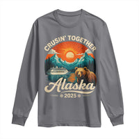 Alaska Cruise Long Sleeve Shirt Retro Alaskan Cruisin Together Matching Family Cruise - Wonder Print Shop