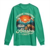 Alaska Cruise Long Sleeve Shirt Retro Alaskan Cruisin Together Matching Family Cruise - Wonder Print Shop