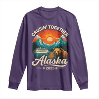 Alaska Cruise Long Sleeve Shirt Retro Alaskan Cruisin Together Matching Family Cruise - Wonder Print Shop