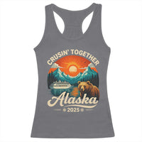 Alaska Cruise Racerback Tank Top Retro Alaskan Cruisin Together Matching Family Cruise - Wonder Print Shop