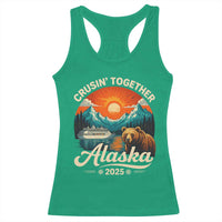 Alaska Cruise Racerback Tank Top Retro Alaskan Cruisin Together Matching Family Cruise - Wonder Print Shop