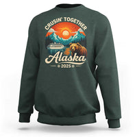 Alaska Cruise Sweatshirt Retro Alaskan Cruisin Together Matching Family Cruise - Wonder Print Shop
