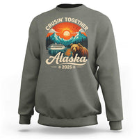 Alaska Cruise Sweatshirt Retro Alaskan Cruisin Together Matching Family Cruise - Wonder Print Shop