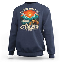 Alaska Cruise Sweatshirt Retro Alaskan Cruisin Together Matching Family Cruise - Wonder Print Shop